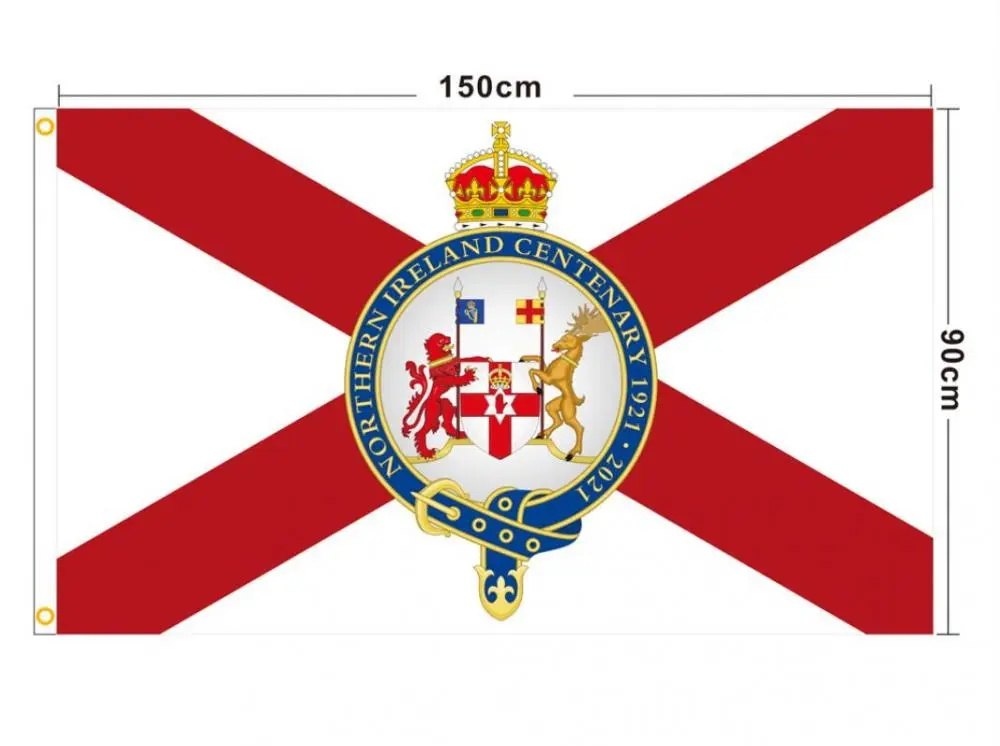Drapeaux du 100e anniversaire de l'Irlande du Nord